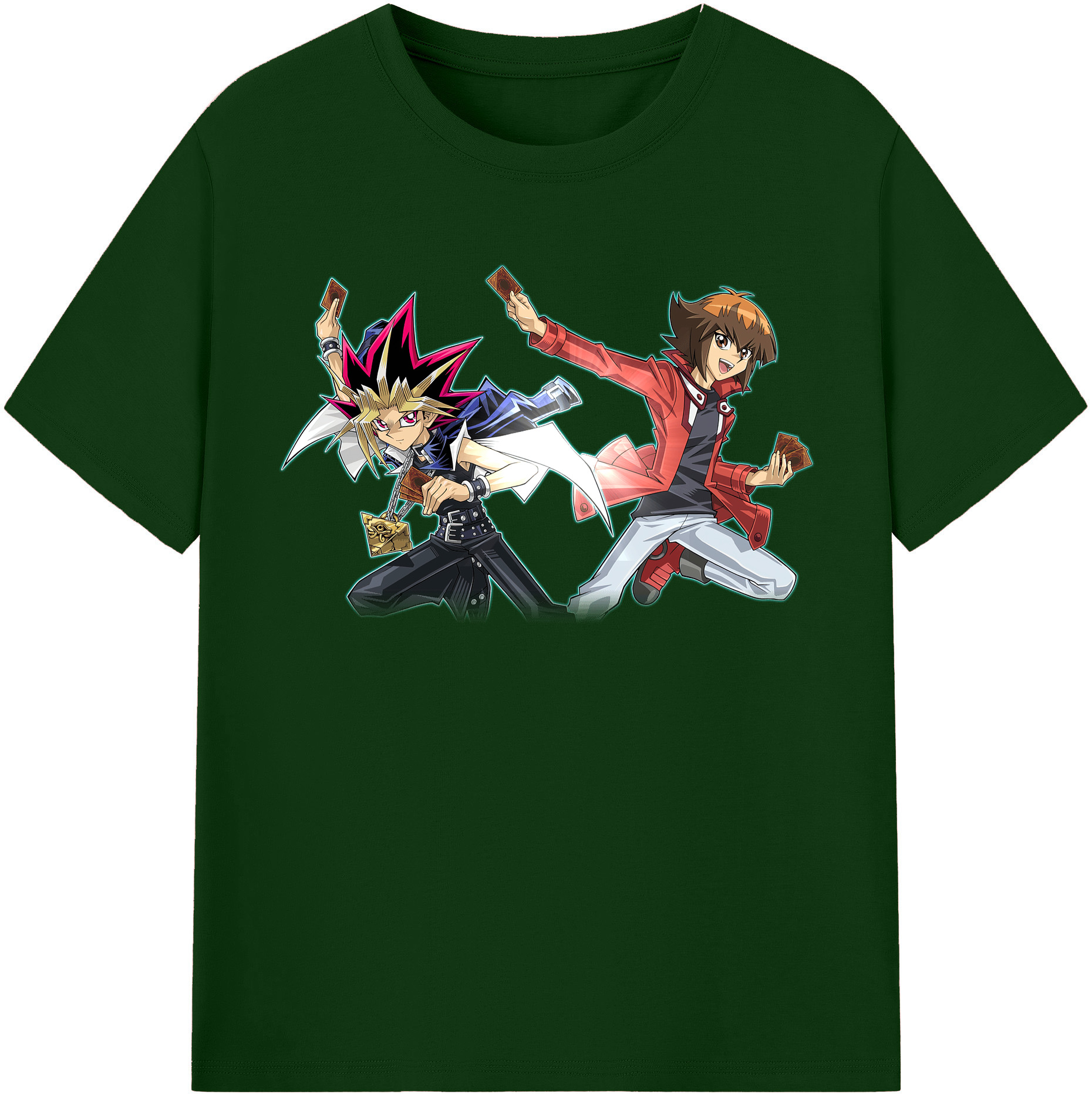（画像用） 遊☆戯☆王 Yu-Gi-Oh! 綿100％半袖Tシャツ（フロントプリント）
